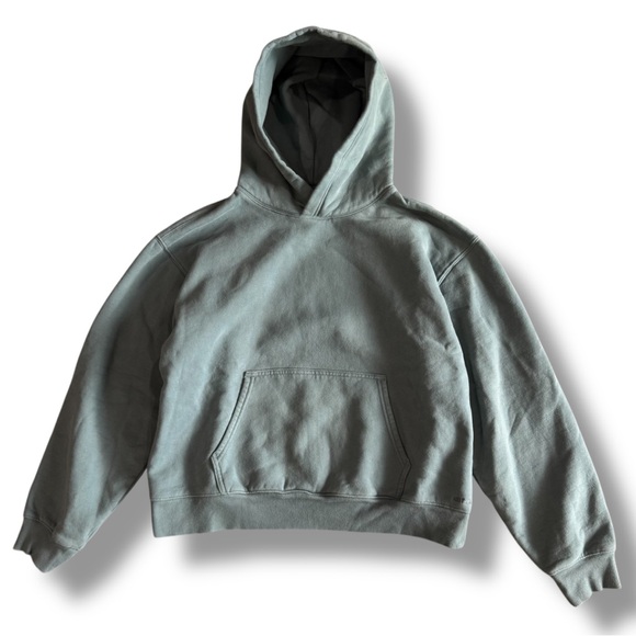 Aritzia Blue Grey Sweatfleece Oversized Hoodie - Picture 1 of 3